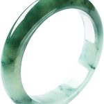 Natural Jade Bangle Bracelet For Women - Good Luck & Wealth Bracelet With Box - Chinese Feng Shui Design - Perfect For Birthday & Mother's Day Gift