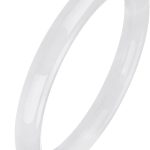 2.44 Inch Natural Jade Bangle Bracelet for Women Elegant Jade Bangle Bracelet with Box Thin Good Luck Jewelry Gift