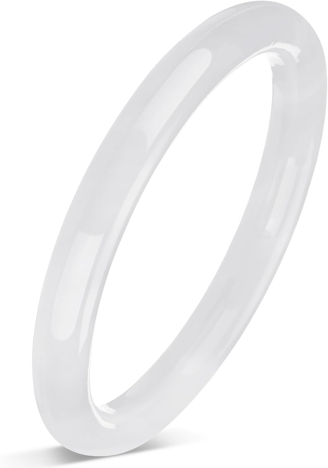 41tzQbBmyRL._AC_SL1500_.jpg 2.44 Inch Natural Jade Bangle Bracelet for Women Elegant Jade Bangle Bracelet with Box Thin Good Luck Jewelry Gift - Image 1