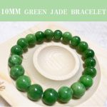 Green Jade Bracelets for Couples | 8mm & 10mm Beads Natural Chakra Crystal Jewelry for Meditation | Love and, Come with Box & Beading Tool - Image 2