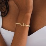 Beaded Bracelets for Women 14K Silver Gold Plated Stretch Handmade Ball Bracelets Cute Charm Bracelet Dainty Stackable Cross Heart Bow Wave CZ Jewelry Gifts Trendy Stuff